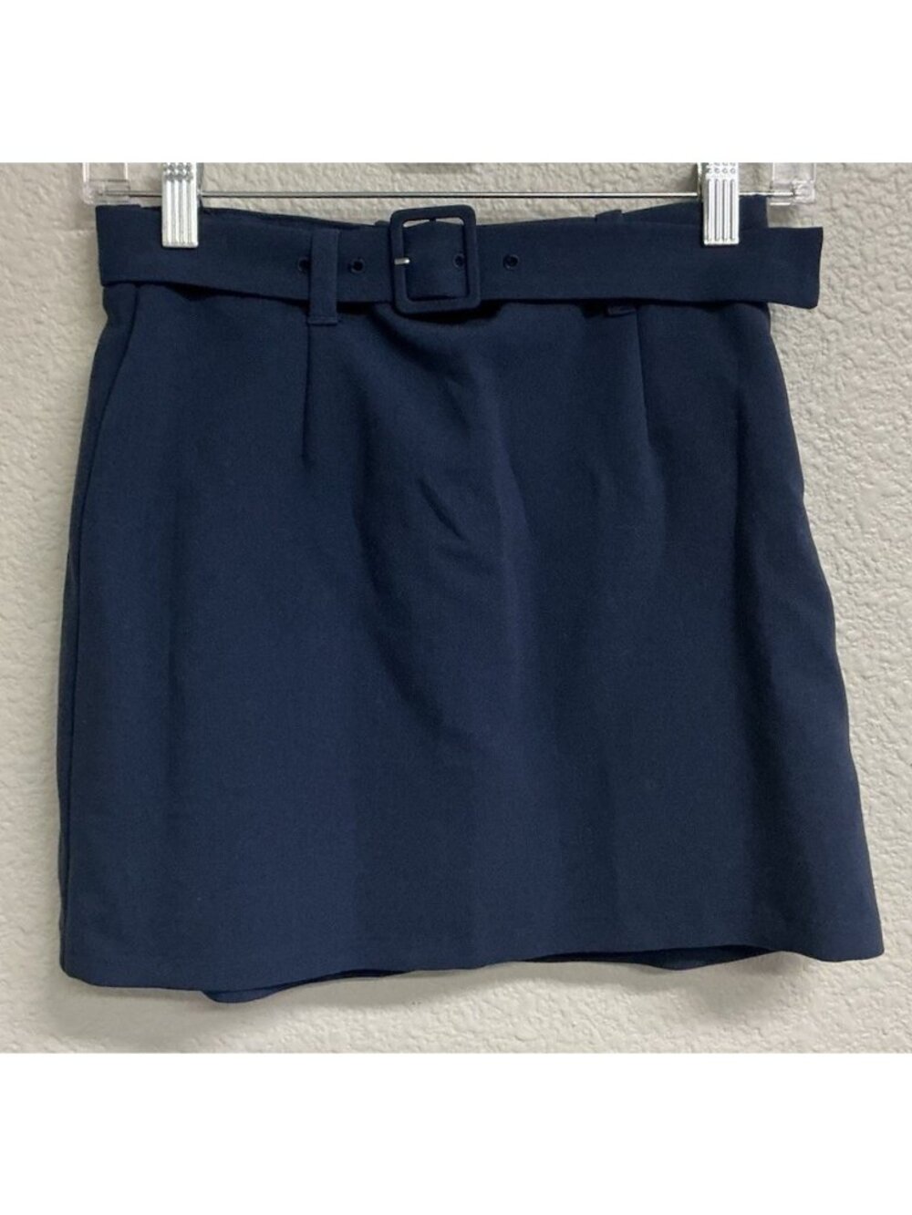 Abercrombie & Fitch NWT Blue Belted Mini Skort Skirt Size XS